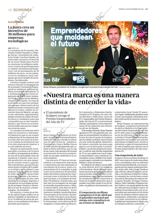 ABC SEVILLA 28-11-2025 página 48