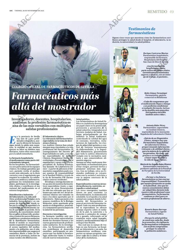 ABC SEVILLA 28-11-2025 página 49