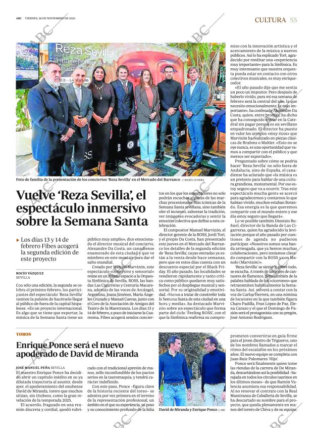 ABC SEVILLA 28-11-2025 página 55