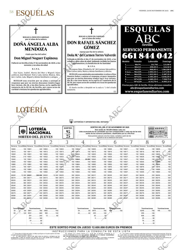 ABC SEVILLA 28-11-2025 página 58