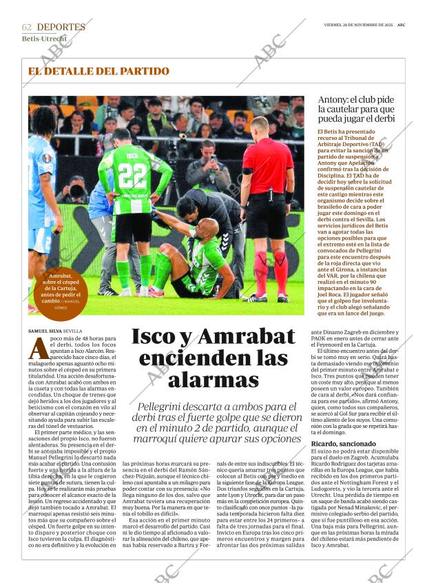 ABC SEVILLA 28-11-2025 página 62