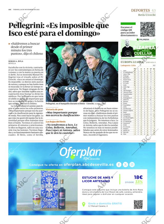 ABC SEVILLA 28-11-2025 página 63