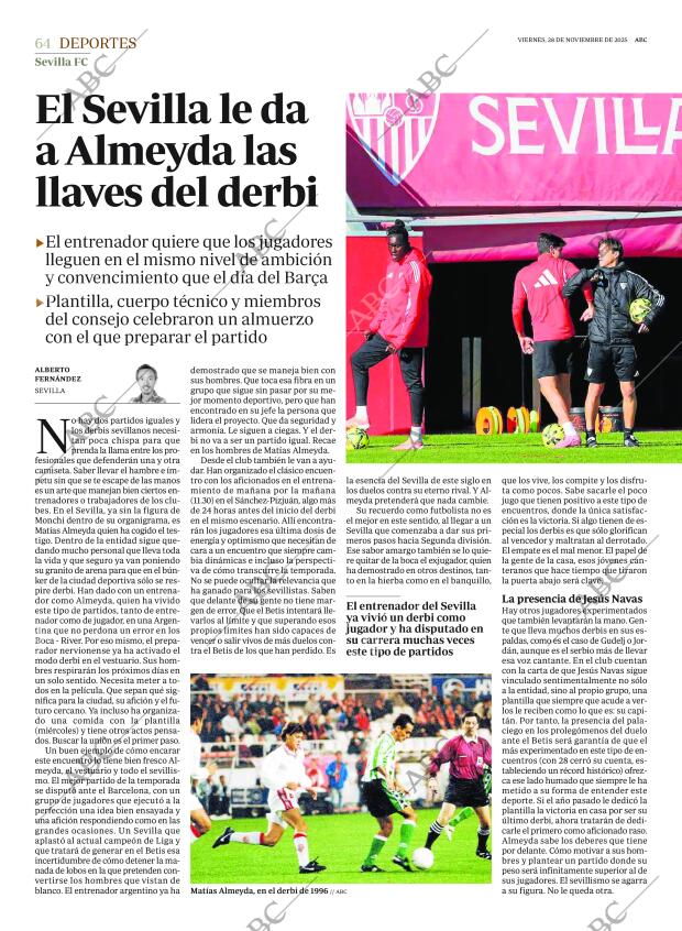ABC SEVILLA 28-11-2025 página 64