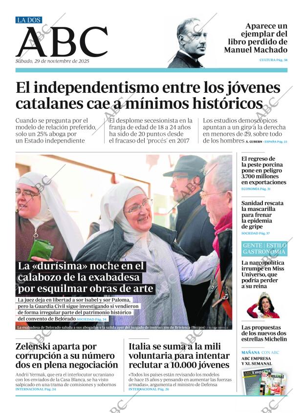 ABC MADRID 29-11-2025 página 2