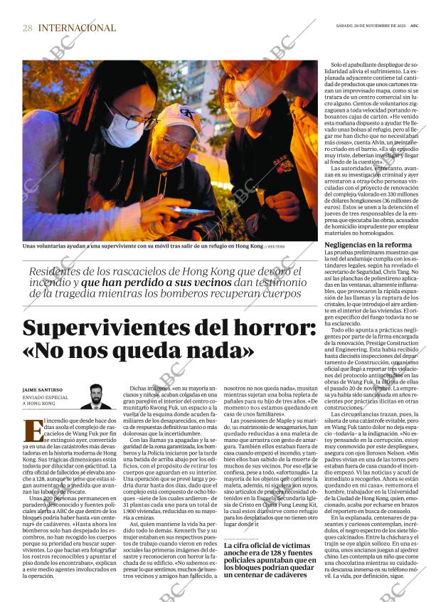 ABC MADRID 29-11-2025 página 28
