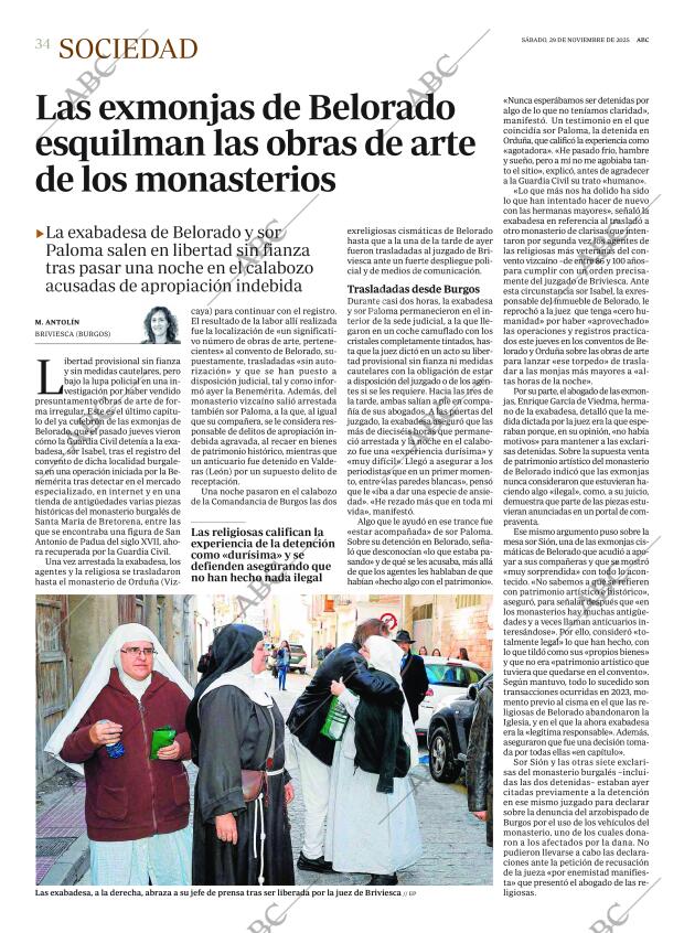 ABC MADRID 29-11-2025 página 34