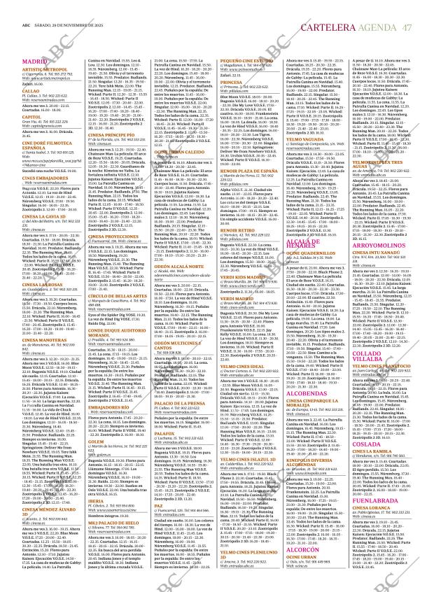 ABC MADRID 29-11-2025 página 47