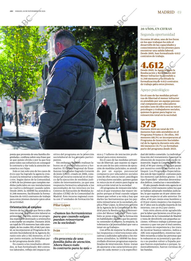 ABC MADRID 29-11-2025 página 49