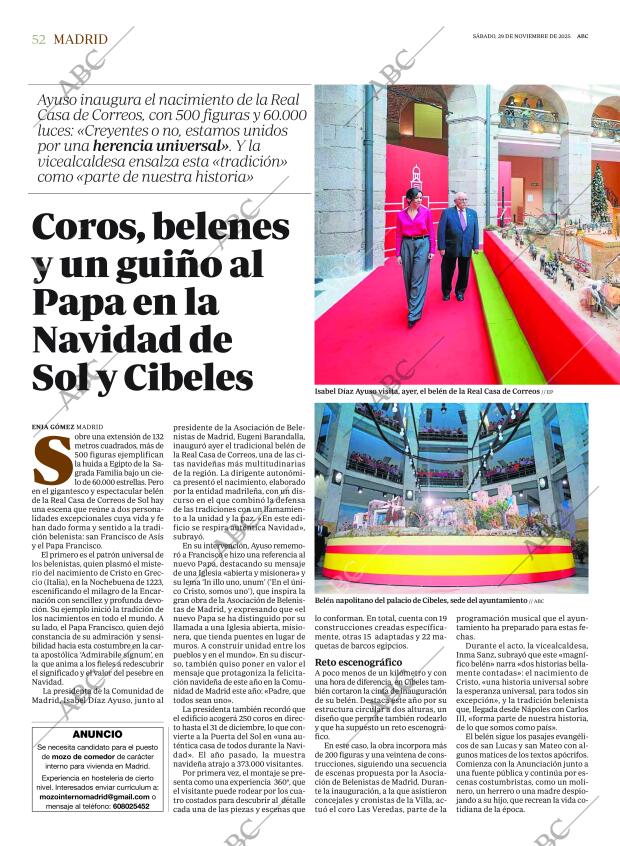 ABC MADRID 29-11-2025 página 52