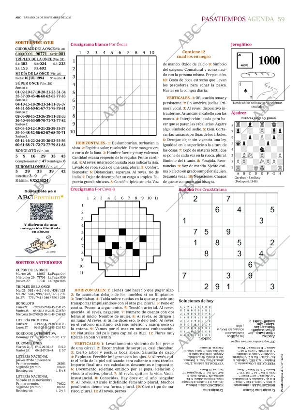 ABC MADRID 29-11-2025 página 59