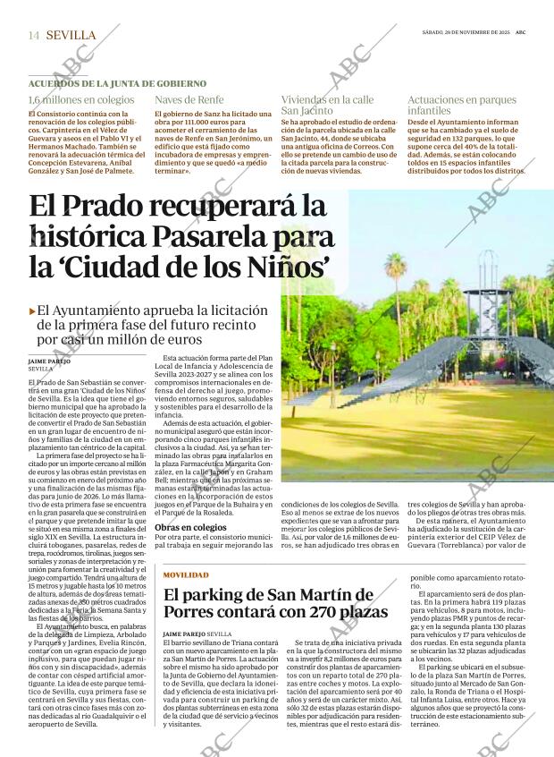 ABC SEVILLA 29-11-2025 página 14