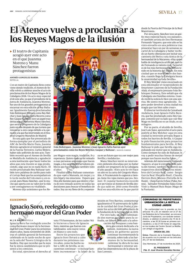 ABC SEVILLA 29-11-2025 página 17