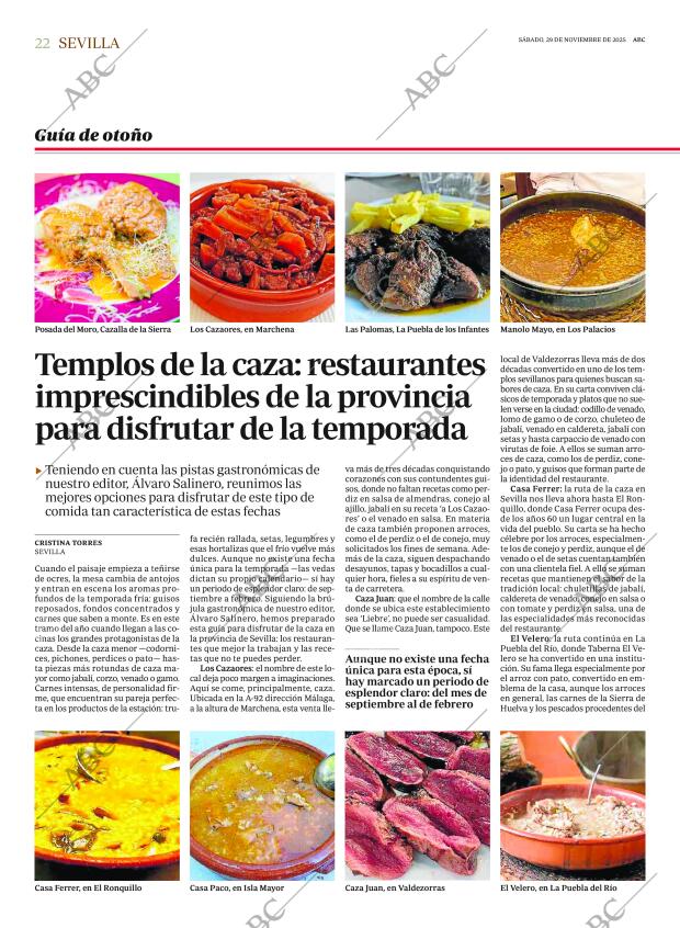 ABC SEVILLA 29-11-2025 página 22