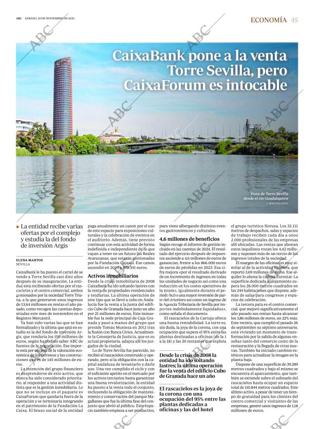 ABC SEVILLA 29-11-2025 página 45