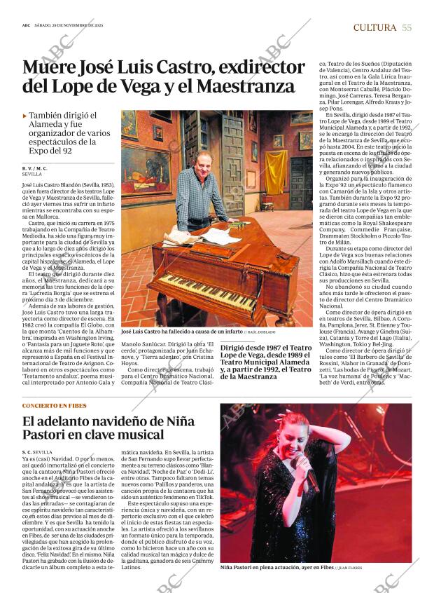 ABC SEVILLA 29-11-2025 página 55