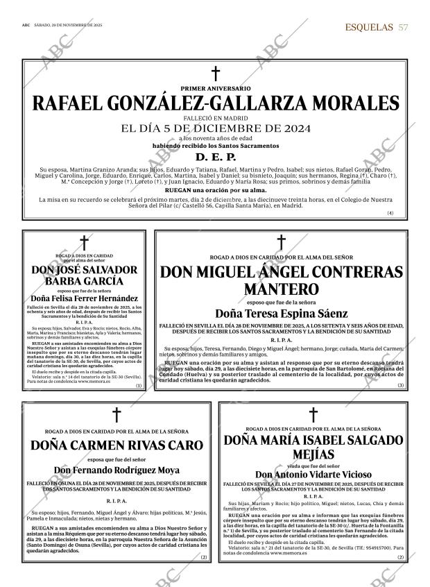 ABC SEVILLA 29-11-2025 página 57