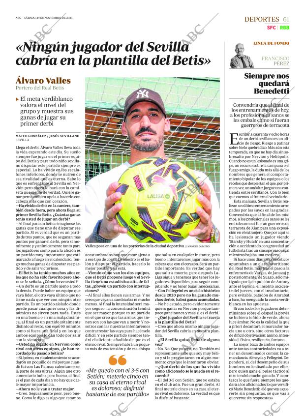 ABC SEVILLA 29-11-2025 página 61