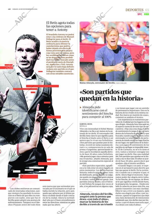 ABC SEVILLA 29-11-2025 página 65