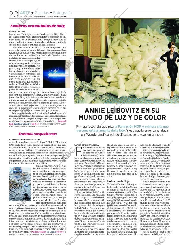 CULTURAL MADRID 29-11-2025 página 20