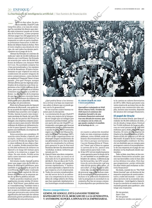 ABC MADRID 30-11-2025 página 20