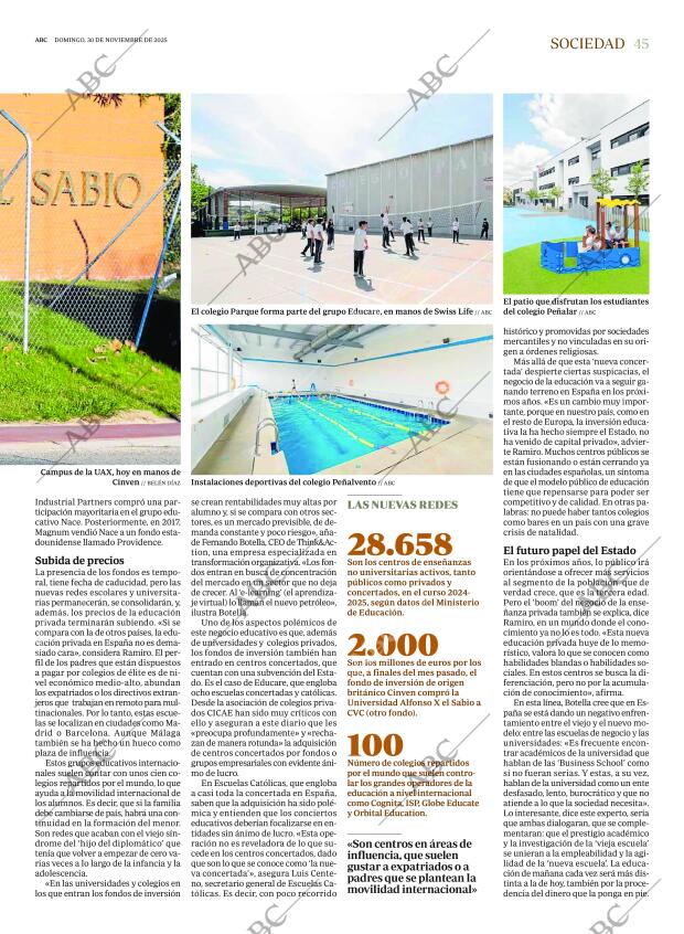 ABC MADRID 30-11-2025 página 45