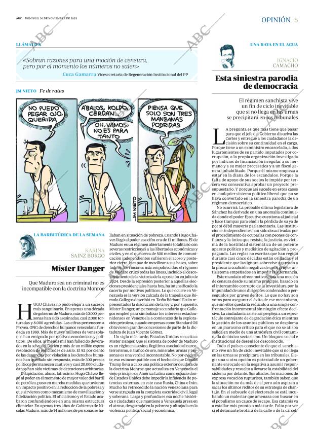 ABC MADRID 30-11-2025 página 5