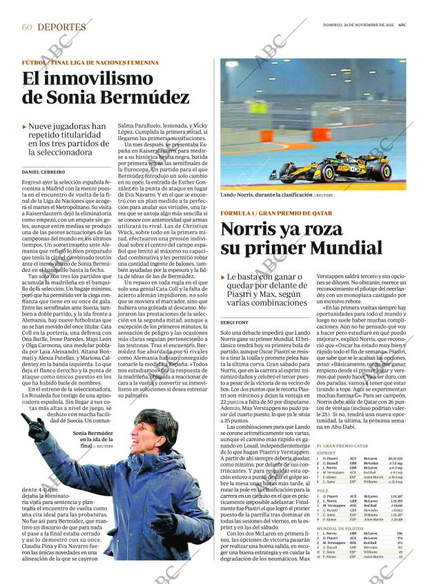 ABC MADRID 30-11-2025 página 60