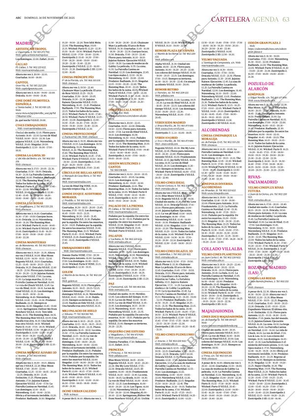 ABC MADRID 30-11-2025 página 63