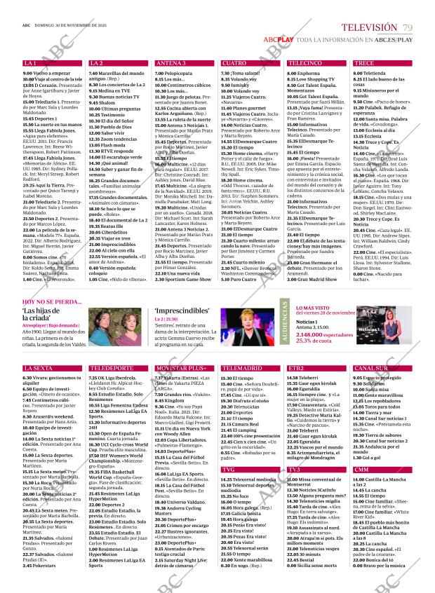 ABC MADRID 30-11-2025 página 79
