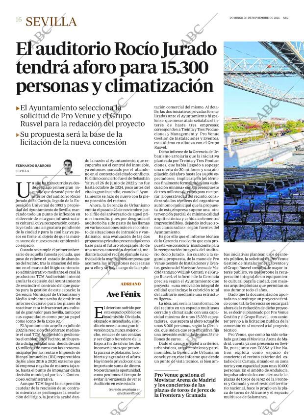 ABC SEVILLA 30-11-2025 página 16