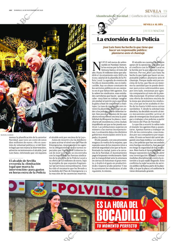 ABC SEVILLA 30-11-2025 página 19
