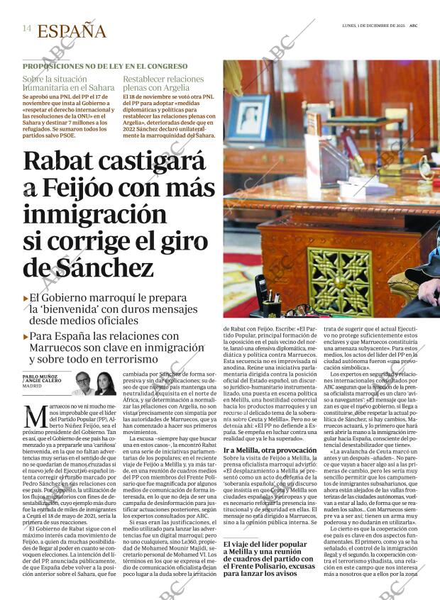 ABC MADRID 01-12-2025 página 14