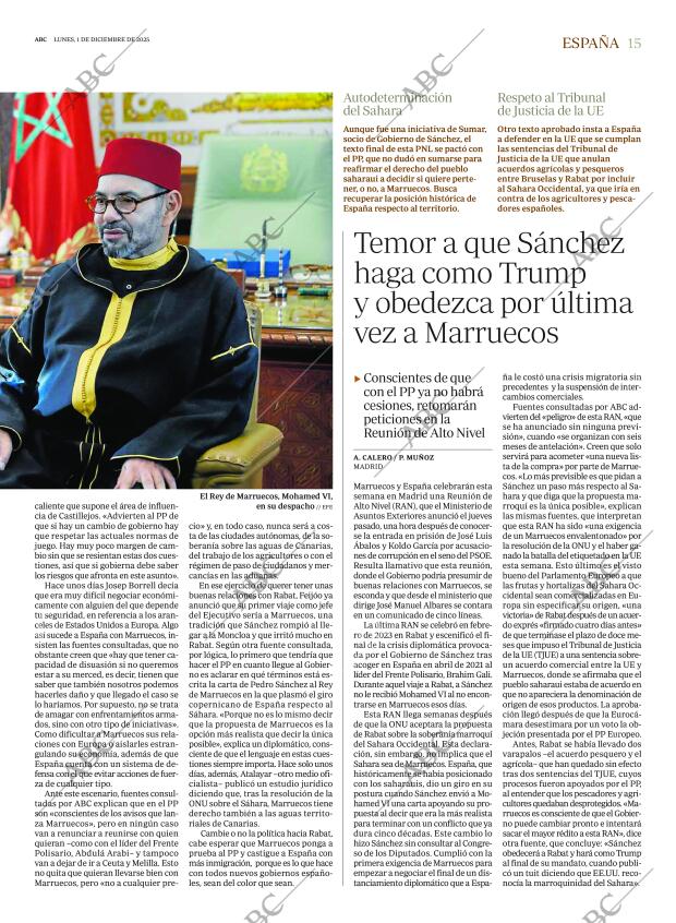ABC MADRID 01-12-2025 página 15