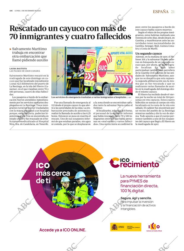 ABC MADRID 01-12-2025 página 21