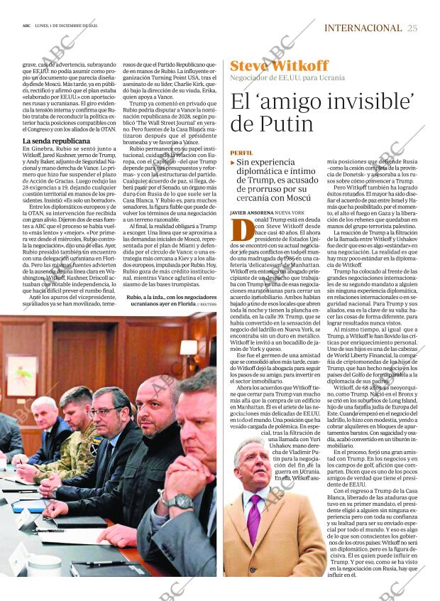 ABC MADRID 01-12-2025 página 25