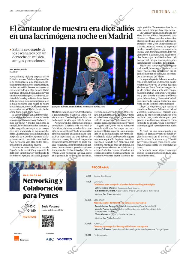 ABC MADRID 01-12-2025 página 43