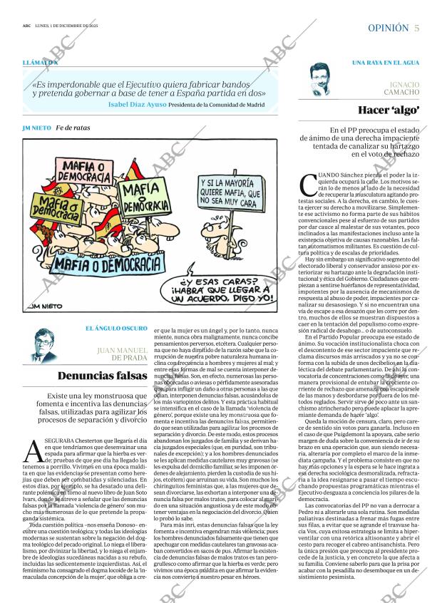 ABC MADRID 01-12-2025 página 5