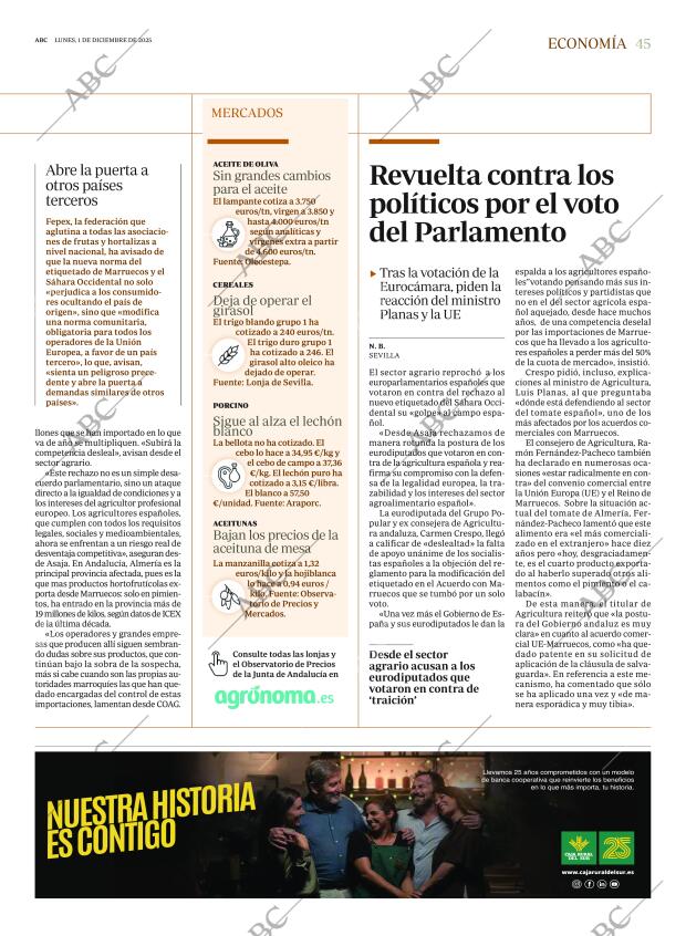 ABC SEVILLA 01-12-2025 página 45