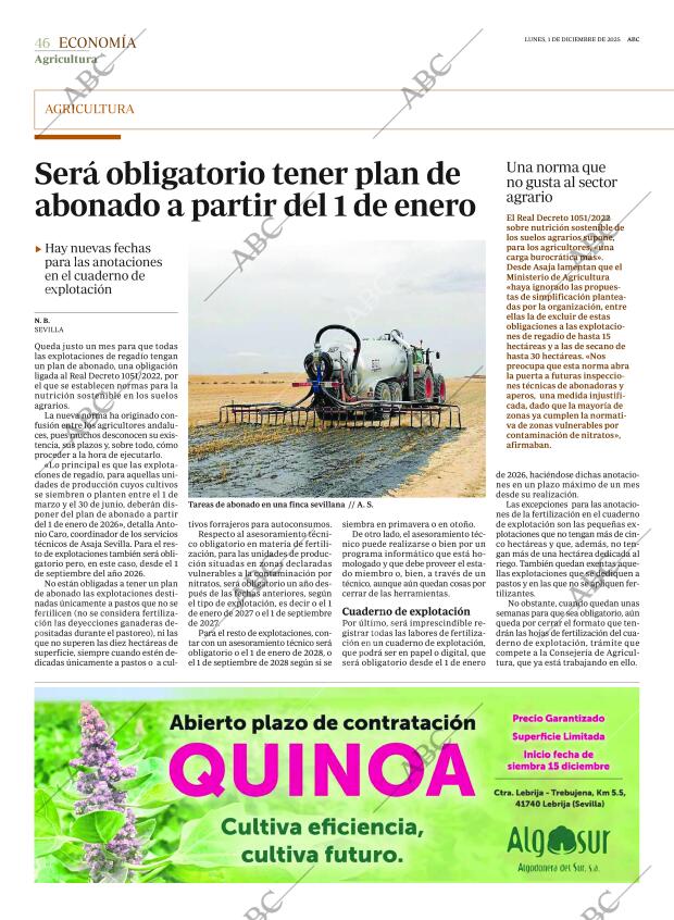 ABC SEVILLA 01-12-2025 página 46