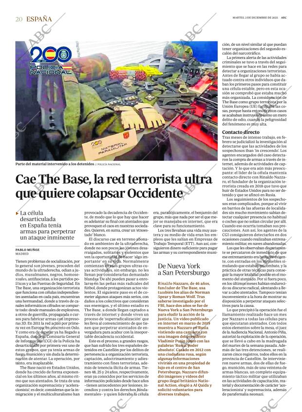 ABC MADRID 02-12-2025 página 20