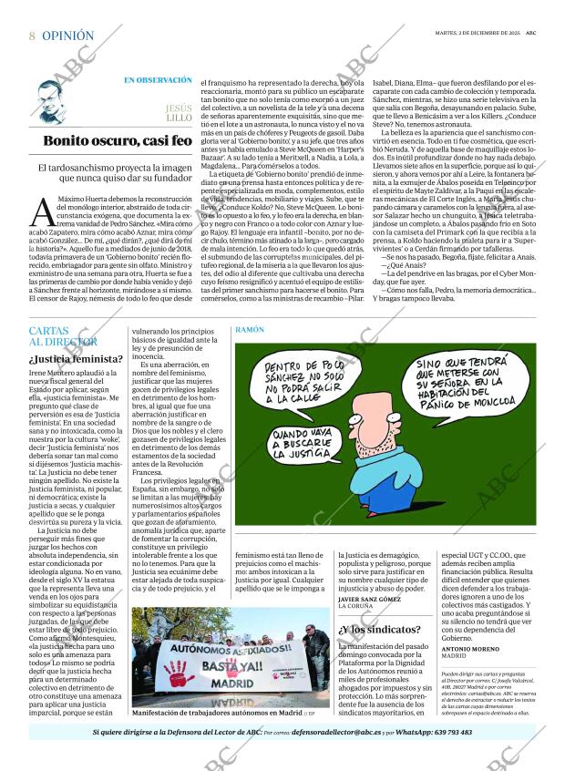 ABC MADRID 02-12-2025 página 8