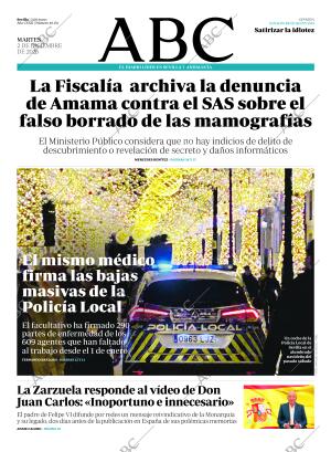 ABC SEVILLA 02-12-2025 página 1