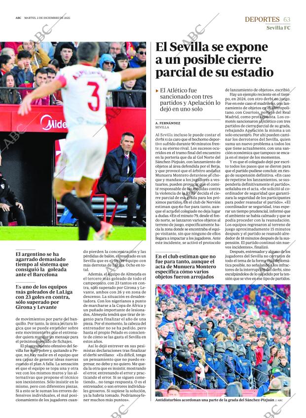 ABC SEVILLA 02-12-2025 página 63