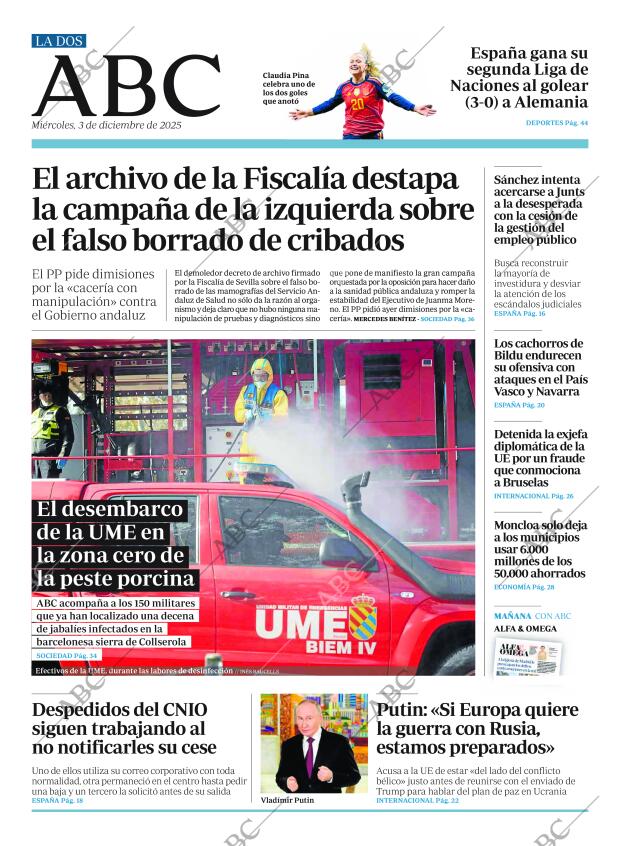 ABC MADRID 03-12-2025 página 2