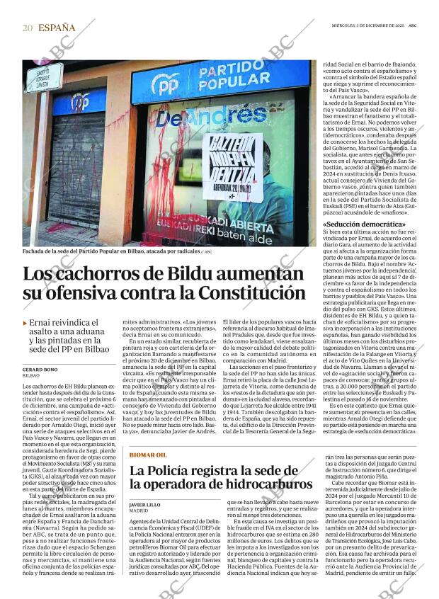 ABC MADRID 03-12-2025 página 20