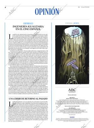 Periódico ABC SEVILLA 27-03-2026,portada - Archivo ABC