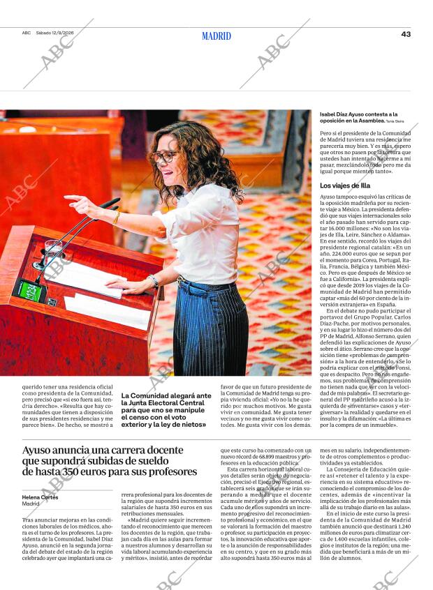 ABC MADRID 12-09-2026 página 43