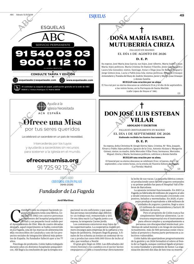 ABC MADRID 12-09-2026 página 49