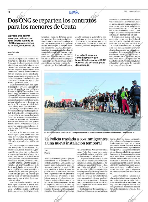 ABC MADRID 14-09-2026 página 16