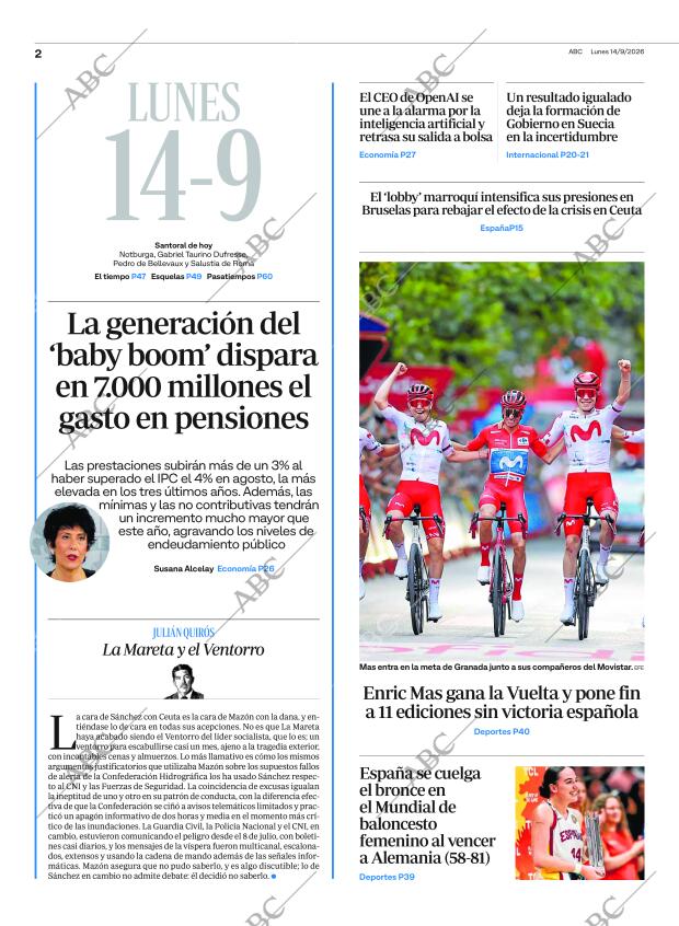 ABC MADRID 14-09-2026 página 2